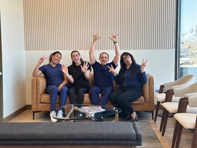 The Hi-Fidelity team relaxing in the reception lounge